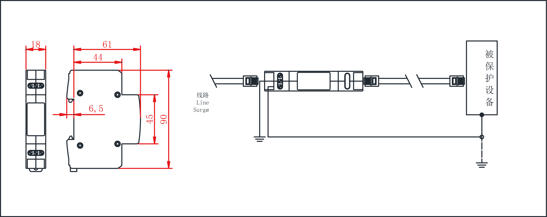 TK01 網(wǎng)絡(luò)，電話(huà)防雷器.png